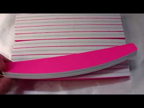 PACOTE LIXA COLORIDA CURVA RETA ZEM COM 10 UN