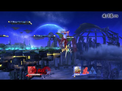 Laf. Sm4sh @ SnB 2 - Whattageek (Charizard) vs. Harlow (Sheik)