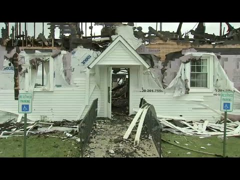 Pastor vows to rebuild historic Beecher church destroyed in fire | ABC7 Chicago