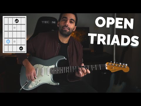 Open Triads & How I Use Them - Quick Guitar Lesson with TAB