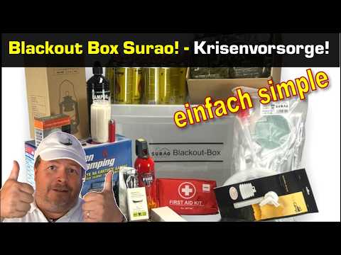 Blackout Box Surao - Krisenvorsorge ganz einfach -  Fire & Forget - Stromausfall/Blackout