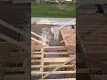 Rafter Skeleton- Hip House #framing #construction #woodframing #rafters #shortvideo