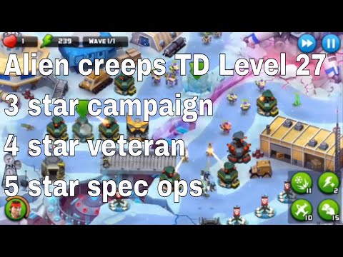 Alien Creeps TD Level 27 Without Any Extra Hero