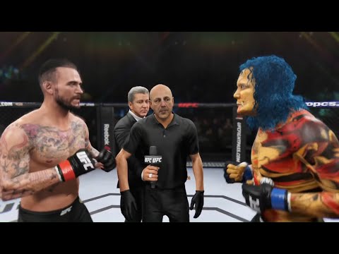 CM Punk vs. Golden Vajrapani - EA Sports UFC 2 - Crazy UFC 👊🤪