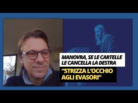 Manovra, se le cartelle le cancella la destra “strizza l’occhio agli evasori” - Zuppa Porro 23 nov