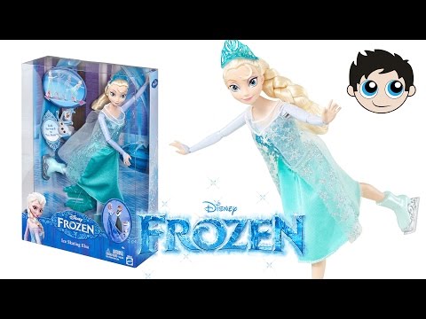 Disney Frozen Ice Skating Elsa Doll by Mattel Video