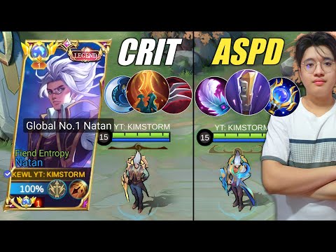 CRITICAL OR ATTACK SPEED❓WHICH IS BETTER ON NATAN🔥