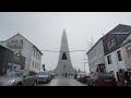 Thick Fog In Reykjavík Iceland Mysterious Downtown Walk
