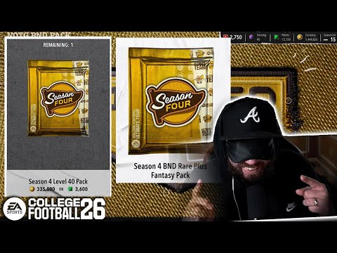 Opening All The Packs From The Season 4 Premium Field Pass And Level 40!