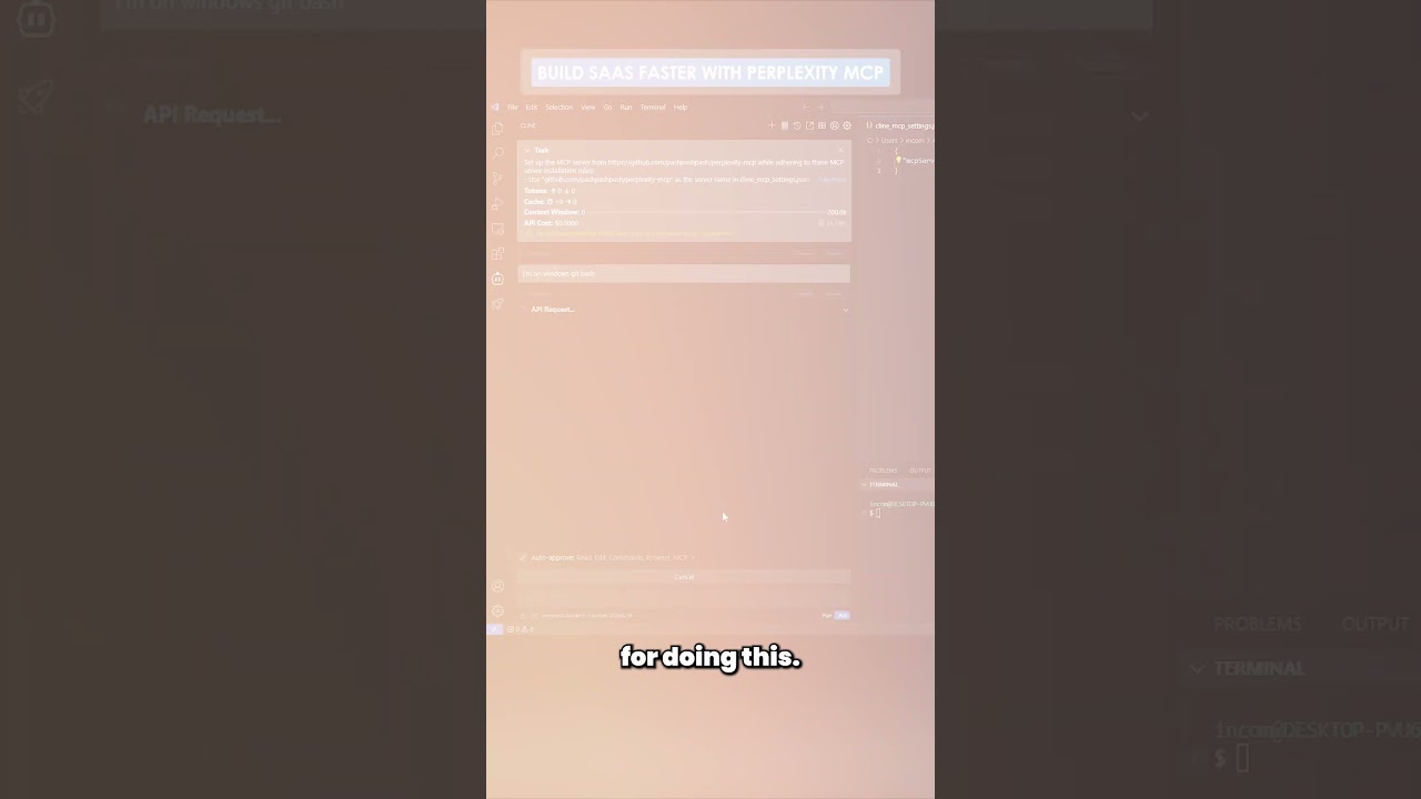 Build SaaS Faster with Perplexity MCP!  #mcp #perplexity