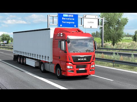 ETS2 1.38 - Euro Truck Simulator 2 -MAN TGX Euro 6  - Promods v2.50 - Barcelona to Soria