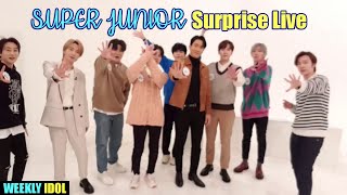 Download lagu [ENG SUB] Super Junior's Surprise Live @Weekly Idol mp3