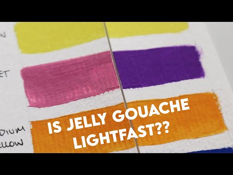 How Lightfast is Himi Gouache? Testing my paints!