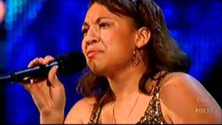 The X Factor - Melanie Amaro Audition {Listen by beyonce]
