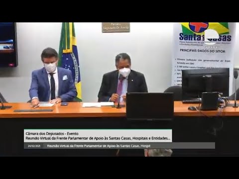 Reunião da Frente Parlamentar de Apoio às Santas Casas - 24/02/21 16:04