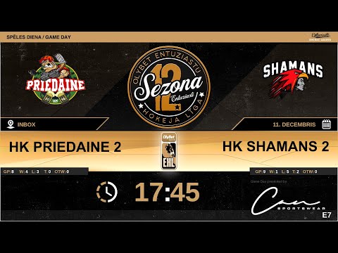 2022 12 11 HK Priedaine 2 - HK Shamans 2