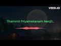 Thammil Priyamakanam Nenjil Malayalam Song Malayalamsongs Thammilpriyamakanam