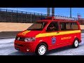 Volkswagen T5 Vatrogasci (Пожарная) для GTA San Andreas видео 1