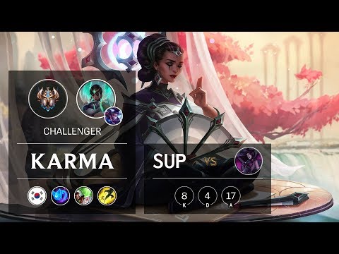 Karma Support vs Morgana - KR Challenger Patch 9.11