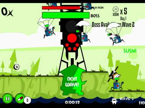 Ninja Hamsters vs Robots - GamesGames.Ca