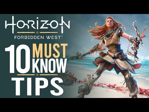 10 TIPS! Horizon Forbidden West Beginner Guide - Things you MUST know!
