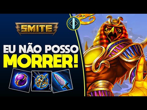 Uma missão: NÃO MORRER! RA MID - ⚡ Smite BR Ranked Conquista