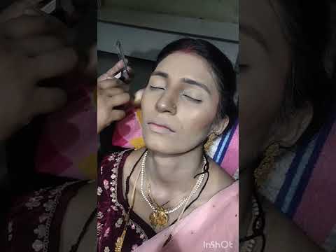 #makeup for function kua Pujan #makeup #hashtag #bridal #bridal makeup #makeup world