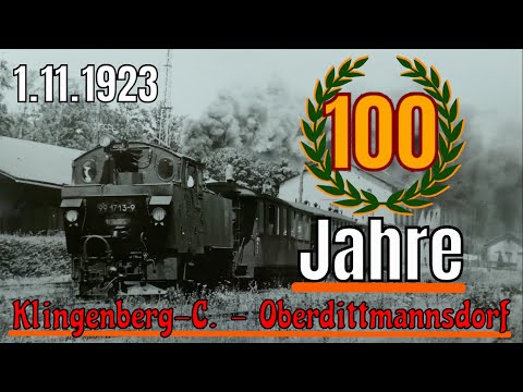Die TEUERSTE Schmalspurbahn Deutschlands | 100 Jahre Klingenberg-C. - Oberdittm. | 1.11.1923/2023