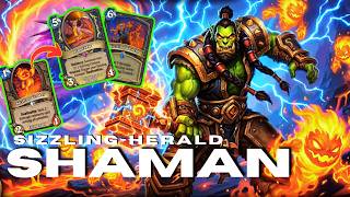 HEARTHSTONE Bu Desteyle Üst Sıralara Hızlı Tırmanın!!! (Sizzling/Herald Shaman)  / Türkçe Anlatım
