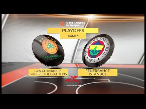  	EuroLeague Highlights Playoffs 1: Panathinaikos Superfoods Athens 58-71 Fenerbahce Istanbul