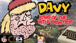DAVY: KING OF THE WILD FRONTIER – Commodore 64 (1985) | Classic Arcade-Style Action Adventure
