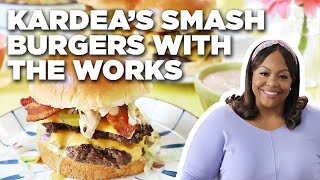 Kardea Brown's Smash Burgers with the Works ​| Delicious Miss Brown | Food Network