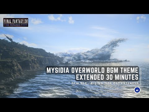 Mysidia Overworld BGM (Writ in Water) Theme - FF 16 DLC Rising Tide OST Extended [4K HD 30 minutes]