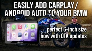Carpuride W602BS for BMW Motorcycles | The Perfect Size? New Features! (GPS Navigator)