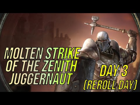 [Path of Exile 3.27] Molten Strike of the Zenith Juggernaut - Day 3 (reroll day)