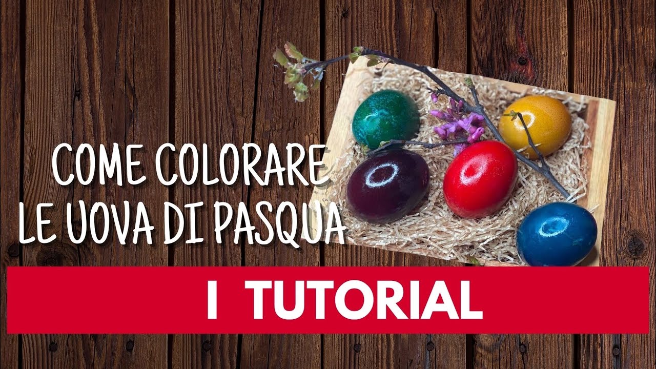 COME COLORARE LE UOVA DI PASQUA CON COLORANTI ALIMENTARI /HOW TO DYE EASTER 🐣 EGGS