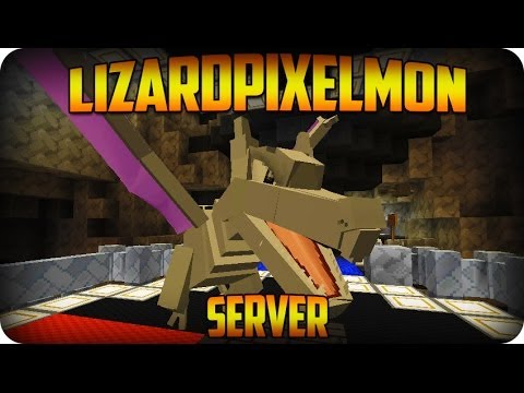 Minecraft Pixelmon : Lizard Pixelmon Server -  Ep 5- OUR FIRST GYM BATTLE!