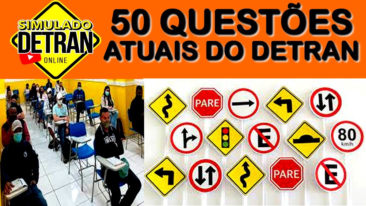 50 QUESTÕES DE PLACAS DE TRÂNSITO COM DICAS INCRÍVEIS