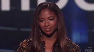 Amber Holcomb - What About Love (with Lyrics Indicated) American Idol Top 7