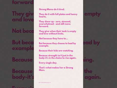 She's Not Strong Because It's Easy — She's Strong Because She Shows Up 💪🖤