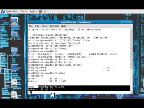 comment installer dns sous fedora