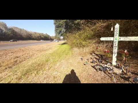 Road side memorials-- Sean Frazier-- i10 east bound--Mobile,Alabamba