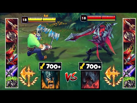 700 AD AATROX vs 700 AD OLAF FIGHTS & Best Moments!