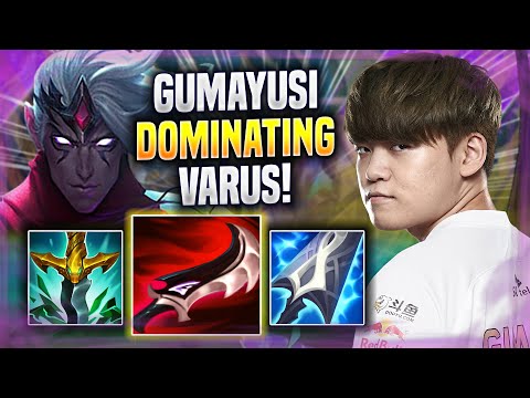 GUMAYUSI DOMINATING WITH VARUS! - T1 Gumayusi Plays Varus ADC vs Jinx! | Preseason 2022
