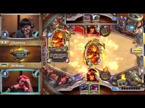 Che0nsu és DrHippi Ragna-csatája - Hearthstone-vb