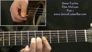 How To Play Don McLean Sister Fatima (intro only)