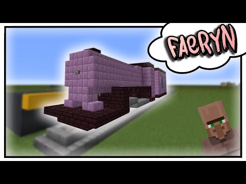 Faeryn - I Built A WORKING Train! | Minecraft Create Mod