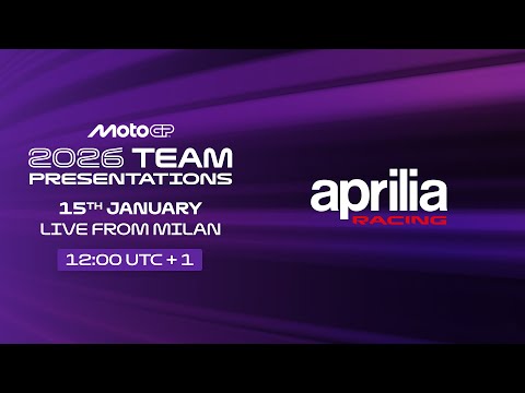Aprilia Racing | 2026 MotoGP Team Presentations Live Show
