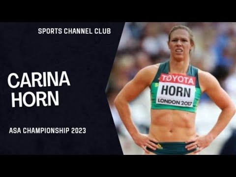 Women 100m Final || Carina Horn || Asa championship 2023
