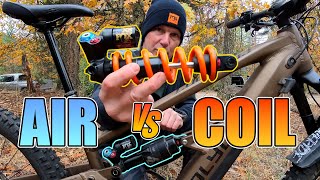 Is a Coil Shock worth it?  Testing E-Bike Suspension to find out what’s best